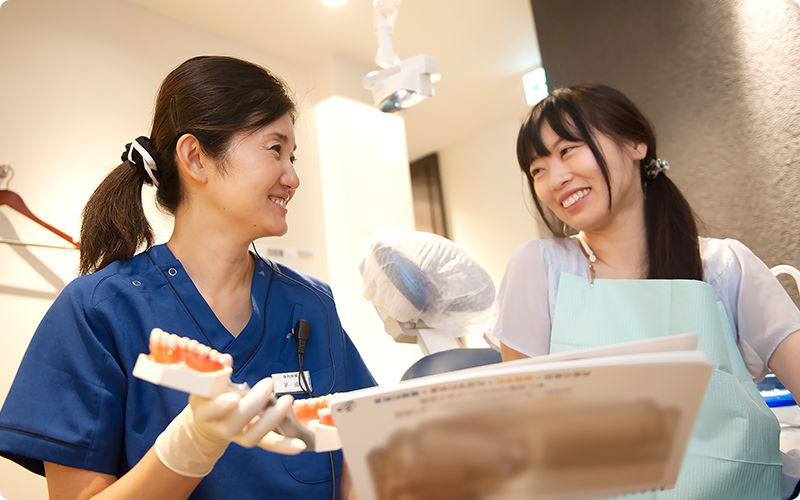 歯科医師と患者様の協力で治療することが可能です